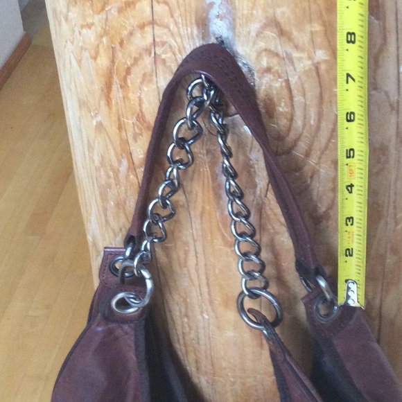 EUC BCBGMaxAzria Large Brown Leather Bag/Purse - Picture 9 of 16